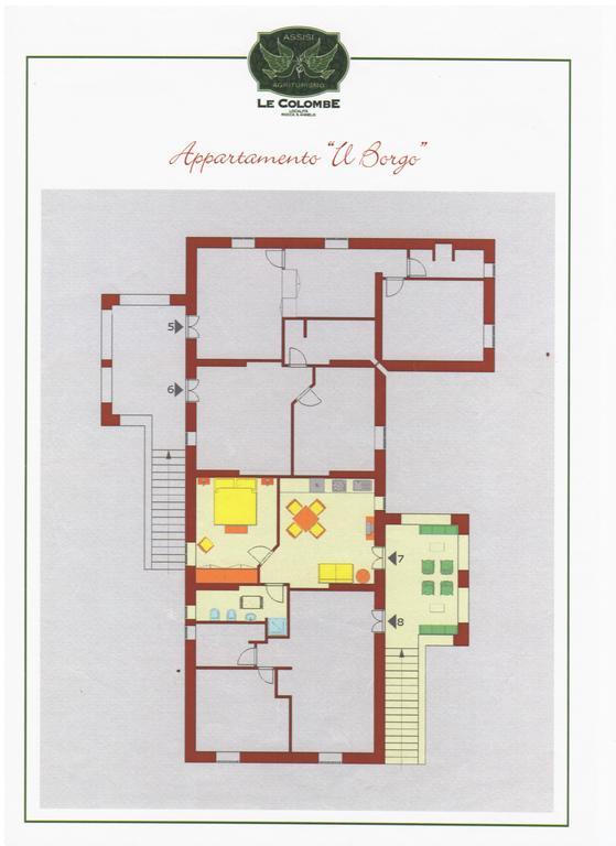Agriturismo Le Colombe Assisi Kamer foto