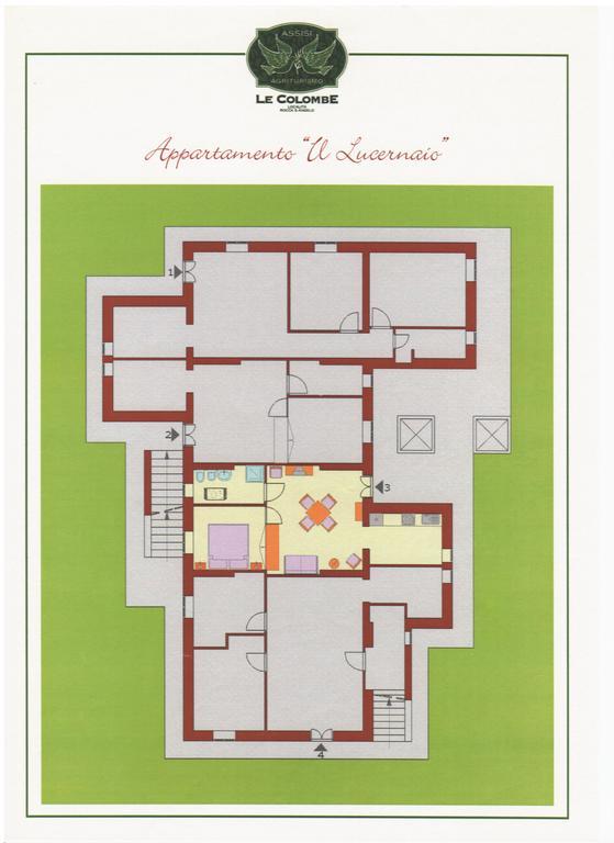 Agriturismo Le Colombe Assisi Kamer foto